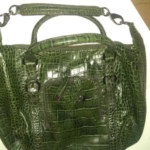 Antonio Melanie Green shoulder Handbag
